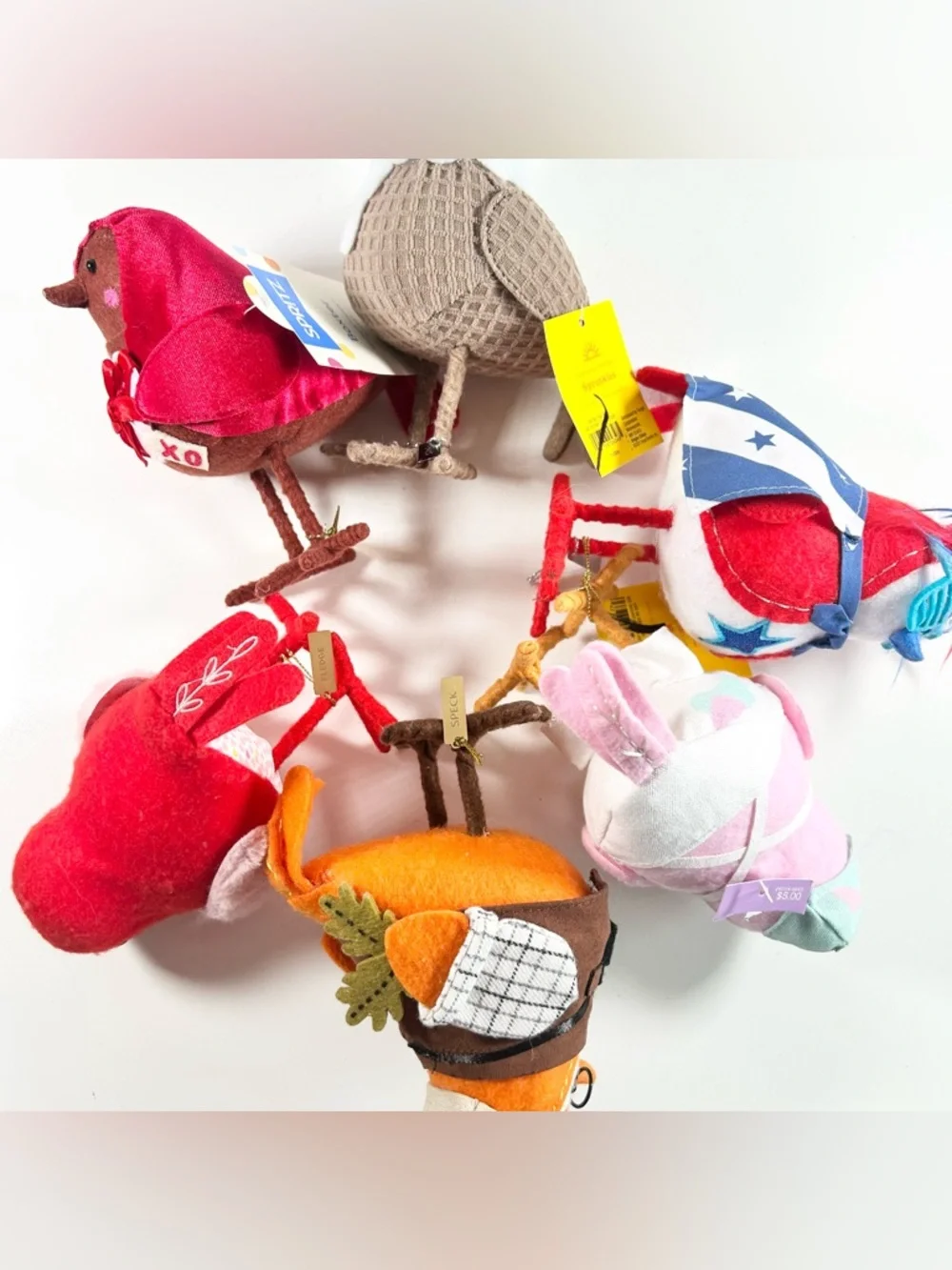 Target Birds Featherly Friends Mixed Lot of 6 Birds